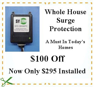 Whole House Surge Protection Coupon